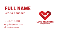 Red Heart Tech Business Card