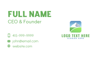 Mountain Field Summit Business Card Design