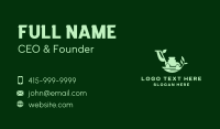 Eco Lawn Mower Business Card Design