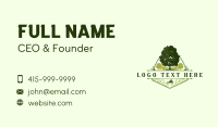 Virginia Oak Lumber Business Card