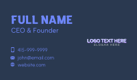 Glowing Business Card example 2