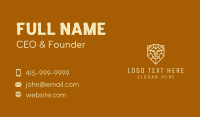 Lion Head Law Firm Business Card Design