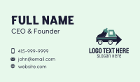 Eggplant Truck Delivery Business Card Design