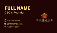 Royalty Crown Crest Business Card Design