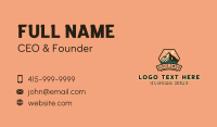 Adventure Hiking Mountain Business Card