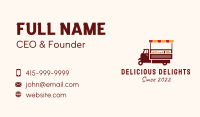 Fast Food Cart Vehicle  Business Card Image Preview