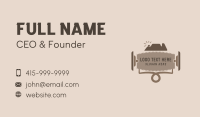 Carpentry Wood Saw Planer Business Card