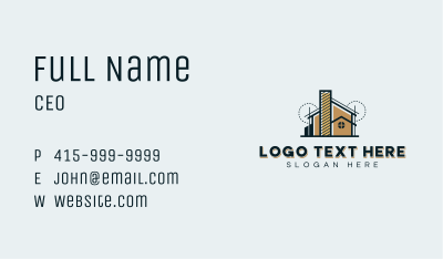 Architecture House Builder Business Card Image Preview