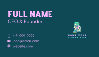 Gamer Girl Fashion Business Card Image Preview