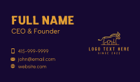 Golden Bull Monoline Business Card