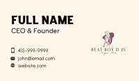 Woman Pink Swimsuit Business Card