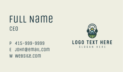 Landscaping House Lawn Business Card
