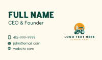 Wheat Farming Tractor Business Card