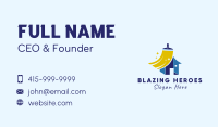 House Cleaning Mop Business Card Image Preview