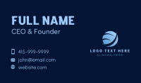 Blue Telecom Company Business Card