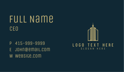 City Building Realty Business Card