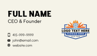 Fire Ice  HVAC Business Card