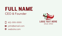 Spicy Pepper Punch Business Card Design