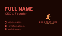 Running Business Card example 4