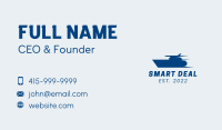 Yacht Club Business Card example 2