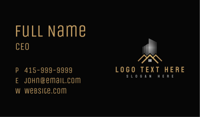 Real Estate Building Business Card