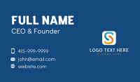 Digital Application Letter S  Business Card