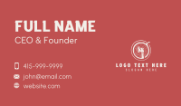 Axe Lumberjack Carpentry Handyman Business Card Design