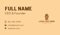 Urn Burial Funeral Business Card