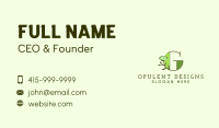 Gardening Business Card example 1