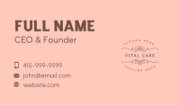 Vintage Wine Label Business Card