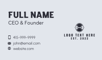 Dumbbell Gym Badge Business Card