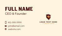 Lion Head Business Card example 2