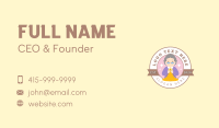 Knitting Crochet Grandma Business Card Design