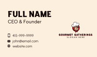 Gourmet Chef Restaurant Business Card Image Preview