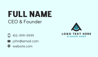 Professional Lens Letter A Business Card