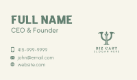 Wellness Psychiatry Therapist Business Card