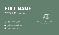 Natural Facial Wellness  Business Card