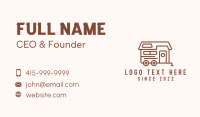 Camper Van House Business Card Design