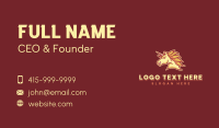 Unicorn Horse Gaming Business Card