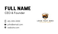 Logistics Dump Truck Business Card Design