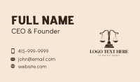 Law Office Attorney Business Card