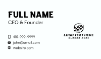  Racing Flag Motorsports Business Card
