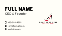 High Heel Shoe Boutique Business Card