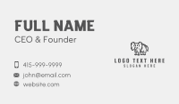 Mammoth Elephant Mascot Business Card Design