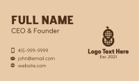 Peanut Butter Business Card example 1