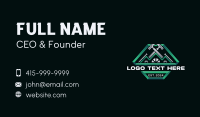 Hammer Roofing Construction Business Card