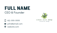 Organic Leaf Plant Business Card Design