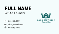 Wellness Hand Plant Droplet Business Card