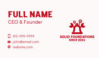 Red Bell Crab Business Card