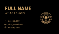 Bison Bull Buffalo Business Card